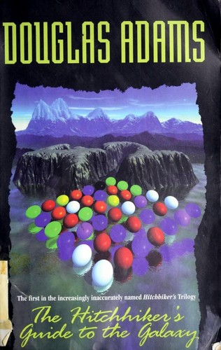 The Hitchhiker's Guide to the Galaxy book cover